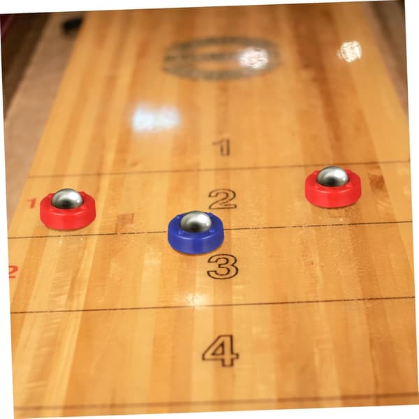 Mini shuffleboard shuffleboardkulor fritt glidande shuffleboardbollar rullande utrustning