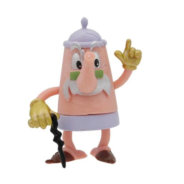 6 stk./sett Head Game Head Mugman Meg Figur Bord Kakepynt