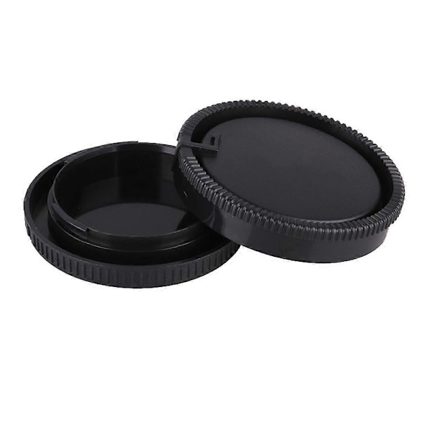 Takalinssinsuojus + Kameran etukannen suojus Sony Alpha Minolta AF DSLR ja A-mount -objektiiveille