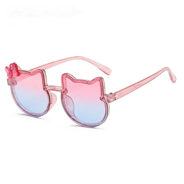 Lasten tytöille Cat Bow aurinkolasit UV-suoja aurinkosuojalasit Pink Blue