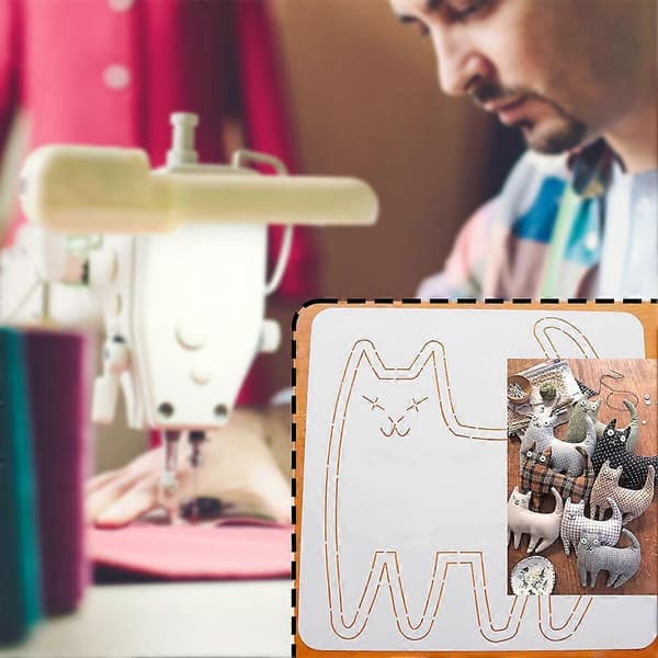 Broderi Stencil Patchwork Håndkonto Quilte Lineal Professionelle DIY Syværktøjer