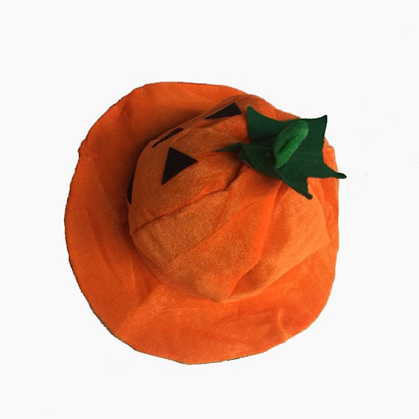 Halloween Græskarhat Jack Orange Hat Rekvisitter Halloween Temafest Hat Halloween Festival Hat Halloween Kostume Tilbehør