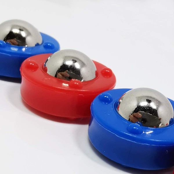 16 kpl Mini Shuffleboard -varusteiden rullasarja, Shuffleboard-rullien vaihtotarvikkeet Curling-tarvikkeet Vapaa liukukiekot Kotipeli perheen hauskanpitoon