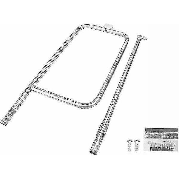 Tcgg-61.6 X 26.4cm Rørbrenner 65032 for Weber Q300-serien Q320, Q3000, Q3200, Rustfritt Stål Gassgrilltilbehør for 404341, 57060001, 5860