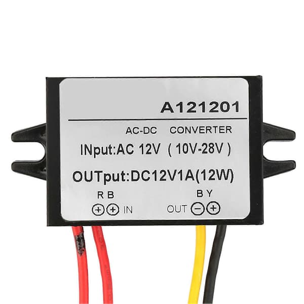 AC 10-28V til DC 12V Buck Converter AC DC Nedtrappingsstrømforsyningsmodul (1A)