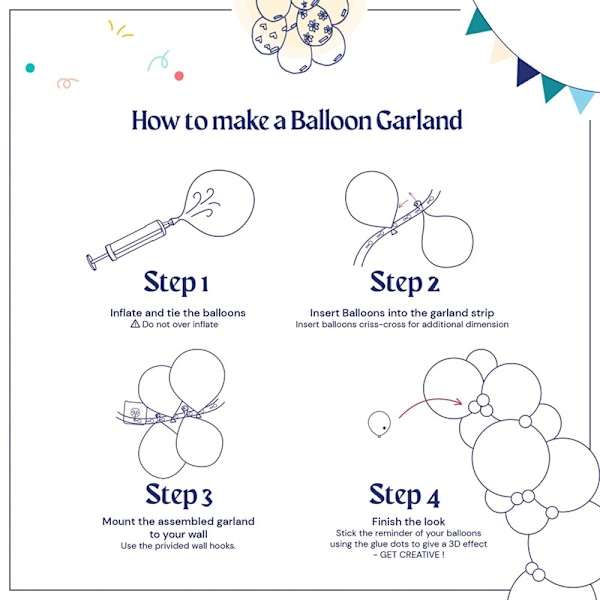 Ballonbue Garland Kit Bryllup Fødselsdag Ballondekoration