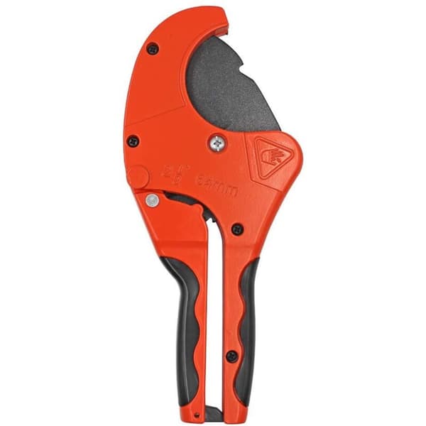 63 mm PVC-rørkutter – SK5 rustfritt stålblad – Ergonomisk sklisikkert håndtak – For PVC-, PPR- og PE-rør