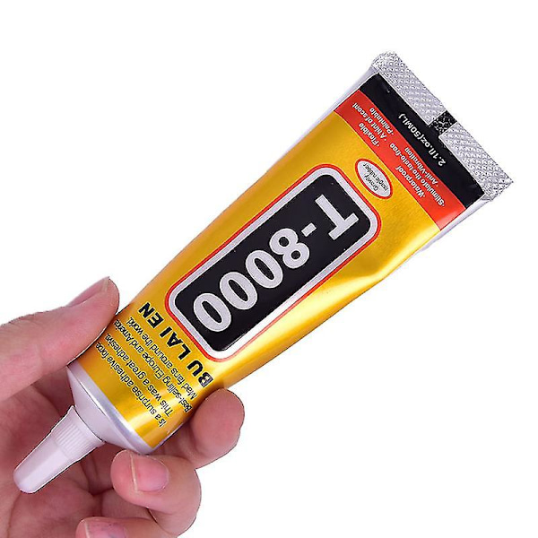 T-8000 Sort Lim til Mobil Smartphone Reparation Display Glas Touch 110ml Tw