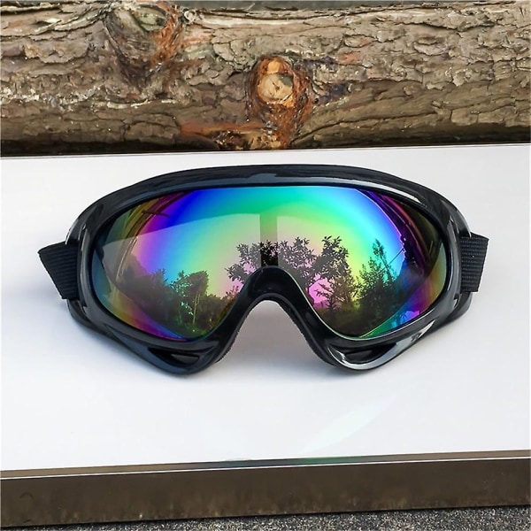 Lbq Full-piece Goggles Sport Outdoor Ski Ride Goggles Vintage Motorcycle Leather Cruiser Folding Goggles Solbriller Eyewear G