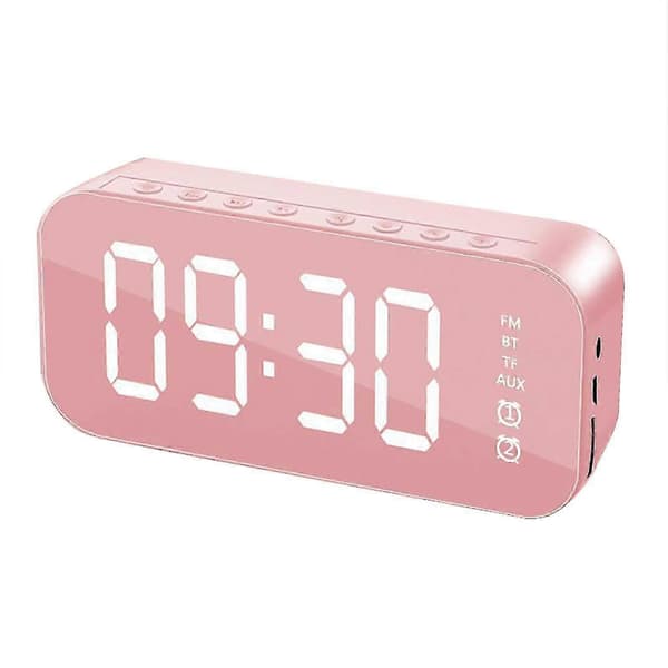 för Digital väckarklocka med stor LED-display, USB-laddare, högt alarm för tungsovare