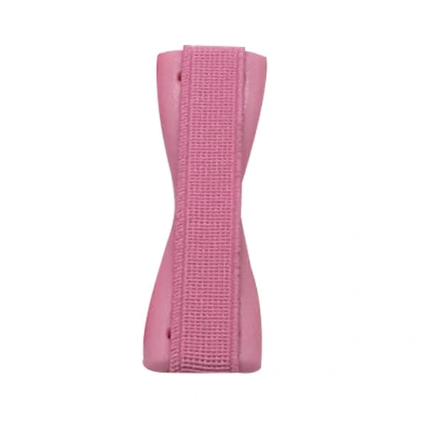 Telefongreb, mobiltelefonrem stativ fingerholder støtteben til iPhone og Android (elastisk telefongreb rem) Pink