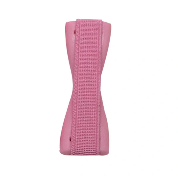 Telefonholder, mobiltelefonstropp stativ fingerholder støtte for iPhone og Android (Elastisk telefonholderstropp) Rosa