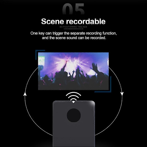 N9 Trådlös GSM Lyssna Audio Bugging Övervakning Röstdetektering Bil GPS Tracker Realtidslyssning Audio Avlyssning
