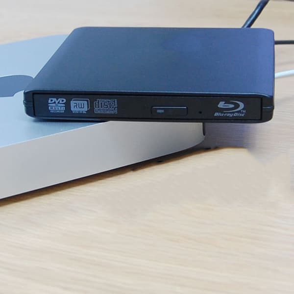 Ekstern optisk stasjon, tynn aluminiumslegering, USB3.0 datamaskin universell DVD-brenner 12.7mm
