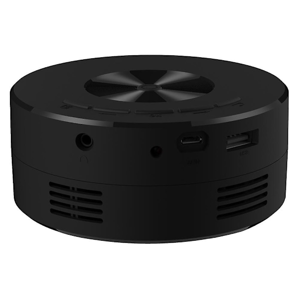 YT200 Mini Projektor Oppladbar USB Bærbar Filmprojektor med Synkronisert Smarttelefonskjerm 32