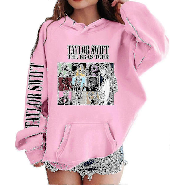 Flicktröjor 1989 Casual Taylor Sweatshirt Barn Pojkar Swifts Pullover med Huva 01pink 150