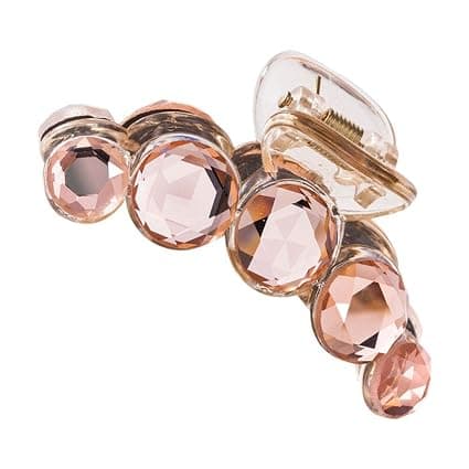 Dame Sort Perle Store Hårklemmer Elegant Hårklemme Krabbe Hårnåle Hårspænder Styling Mode Tilbehør Til Tykt Hår