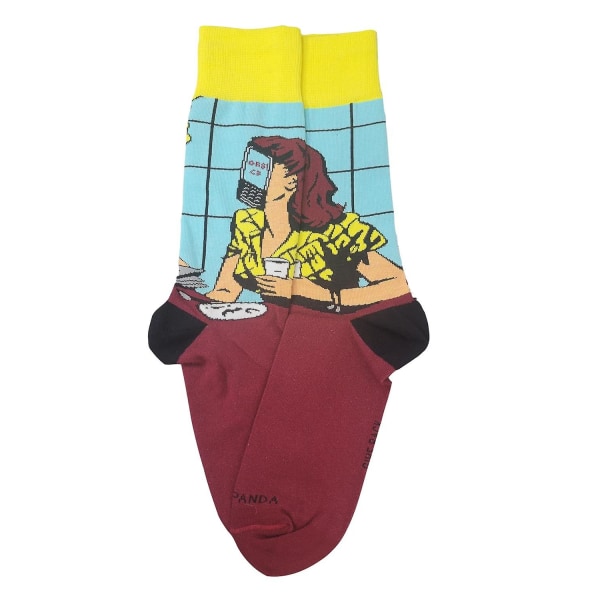 Modern Date ja uudet normaalit sukat Sock Pandasta (Adult Large)