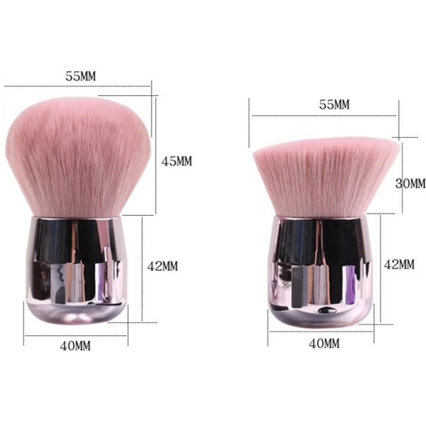 Mushroom head makeup børste stor pudder makeup børste Type1