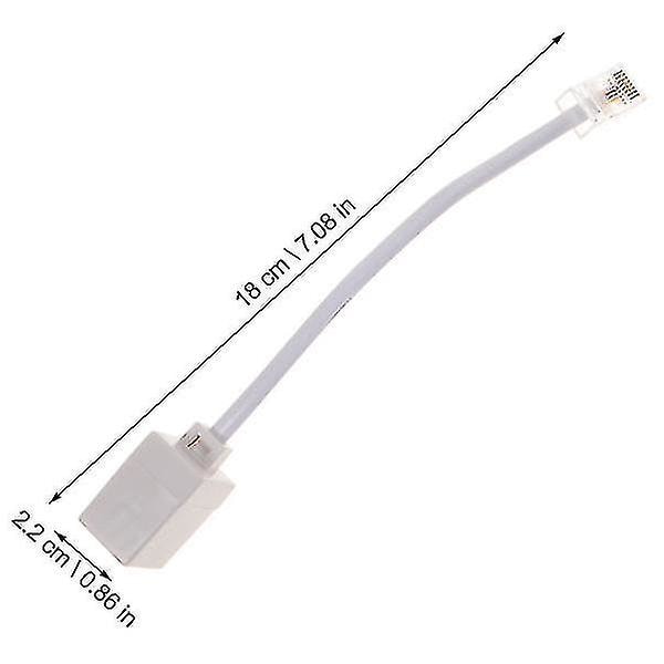 2 st Rj11 Till Rj45 Adapter Telefon Till Ethernet Adapter Telefon Till Ethernet Kabel
