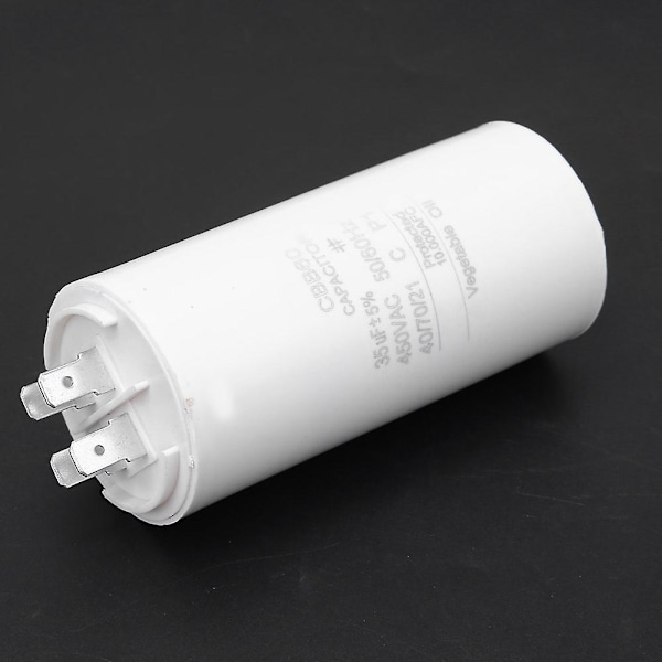 CBB60 450V 35uf Motor Start Kondensator med Skruvmutter för Tvättmaskin