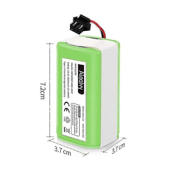 14.4v 2600mah Li-ion Genopladeligt Erstatningsbatteri Kompatibelt Med Ecovacs Deebot N79s,n79,dn622,eufy Robovac 11,11s)-YuJia