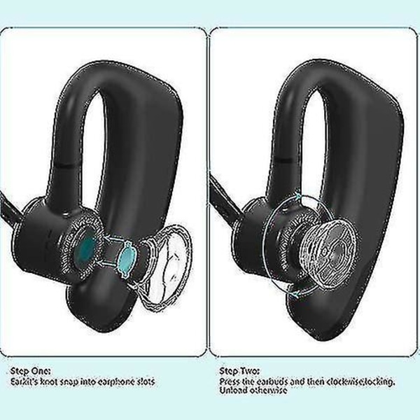 3x Öronstycken För Plantronics Voyager Legend Öronproppssats, Plantronics Voyager 5200 5220 5210 Bluetooth Headset Skumskydd - medium - dwdz
