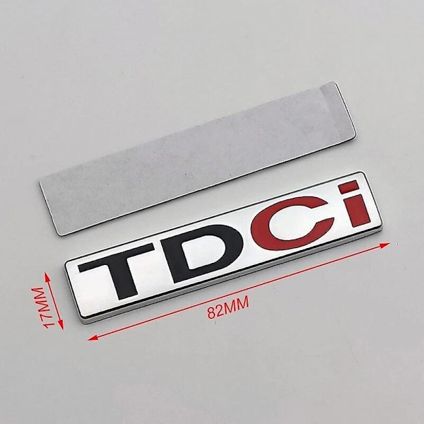 3D Metallinen Tdci Logo Merkki Auton Etusäleikköön Takaluukun Tarra Ford Fcous Mondeo C Max Fusion Fiesta Tdci Tarra Lisätarvikkeet
