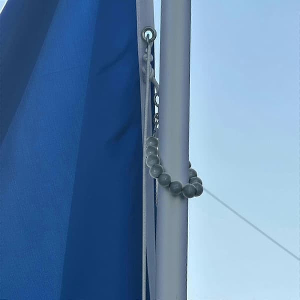 Flaggvikter Pärlad Hållaradapter för Flaggstång Flaggahållaradapter Pärlor Vikt Intern Extern Falltillbehör