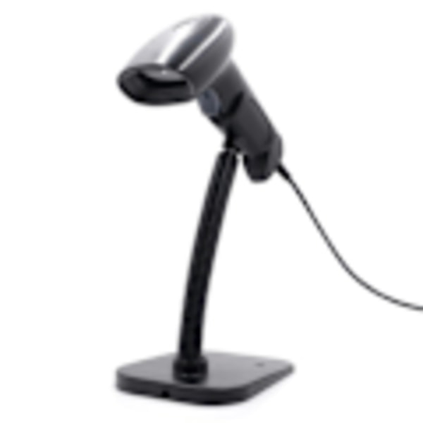 USB Stregkodescanner 1D 2D QR Håndholdt Kablet Stregkodescanner med Stand