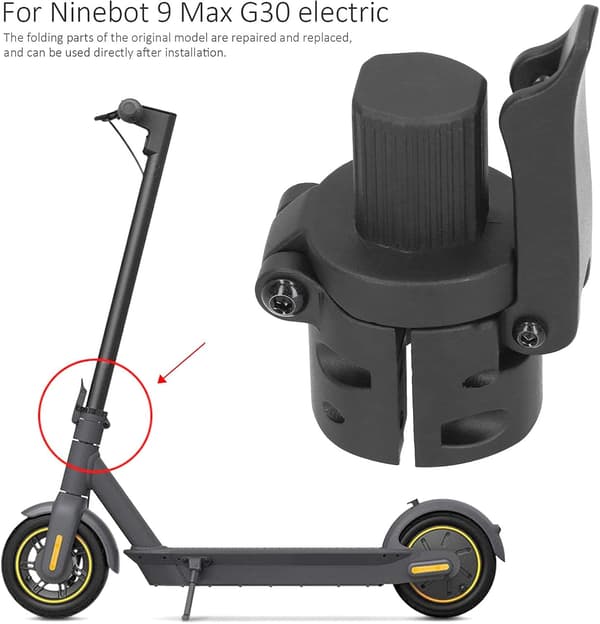 Max G30 elektrisk scooter foldbase, foldetilbehør, foldekrog, stangbase, stik