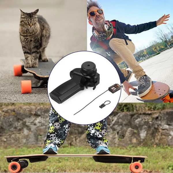 Fjernkontrollmottaker for elektrisk skateboard/longboard, svart