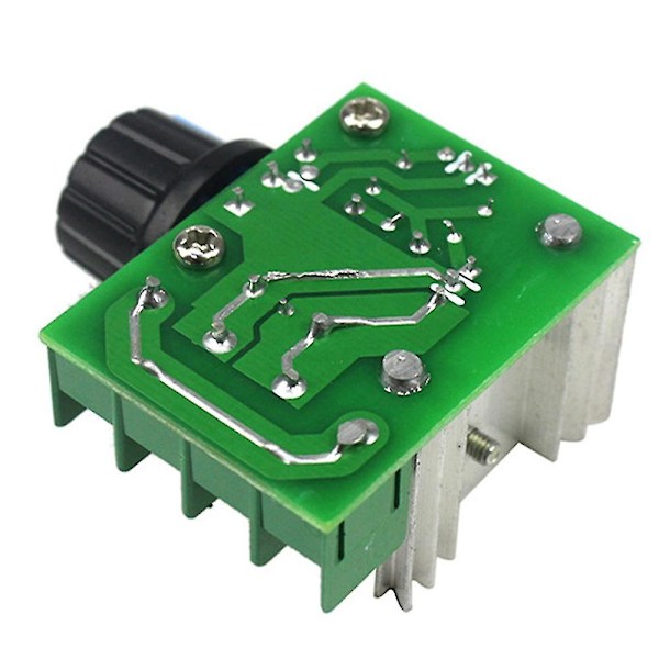 2 st Styrningar för AC-motor AC 220V 2000W Tyristor Motorhastighetsreglering Justerbar Effekt Co