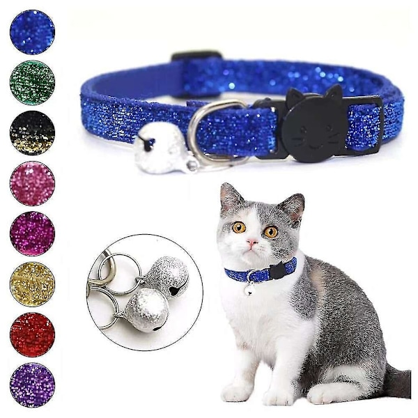 Katt Halsband, Kostym Valp Kanin Katt Justerbart Säkerhetsspänne Kattunge Halsband Katt