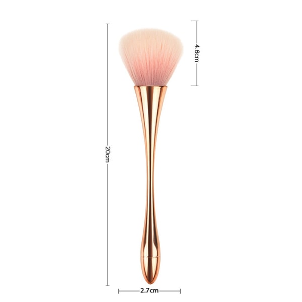 Rose Gold Powder Blush Brush Ammattimainen meikkisivellin Pink