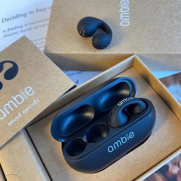 For Ambie Sound Earcuffs Korvan luun johtuminen Korvakoru Langattomat Bluetooth-kuulokkeet Auriculares