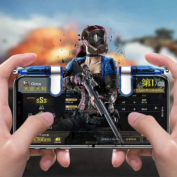 4X Mini Gaming Trigger för PUBG Gamepad Mobil Kontroll L1 R1 Shooter Pubg Spel Eldknappar L1 R1