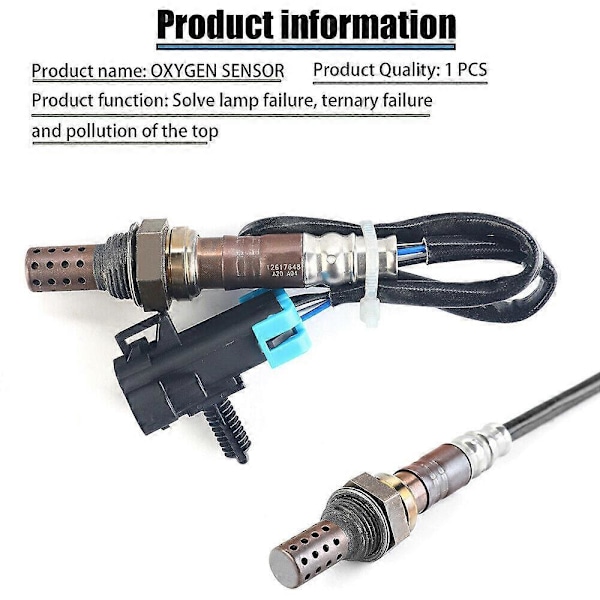 Oxygen Sensor 12617648/12616502 til 2011-16 Buick Regal Verano Malibu Orlando