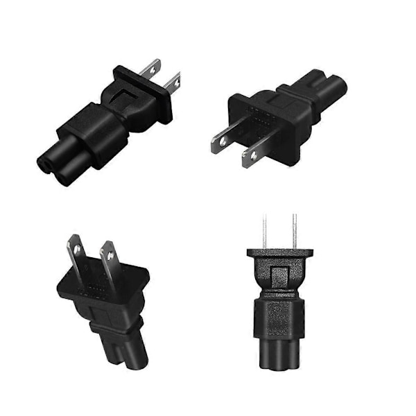 US 2-pins til IEC320 C5/C7 strømomformer C5/C7 konverteringsplugger for bærbar PC Suffix 1 15P TO C7
