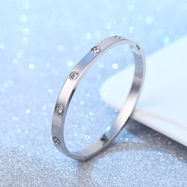 Smukke Elsker Armbånd Dame Armbånd Rustfrit Stål Armringe