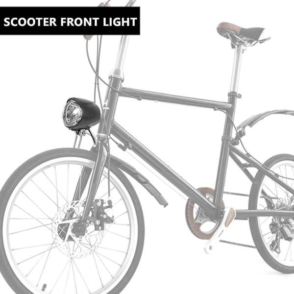 Ebike Forlygte Indbygget Højttalerindgang 12v 36v 48v 60v 80v Led Lys E-cykel Lys Og Elektrisk Scooter-YUHAO