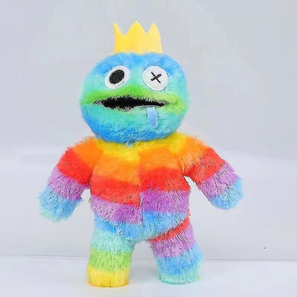 Roblox Rainbow Friends plyschleksak för barn Födelsedags julklapp 10cm Colorful monster