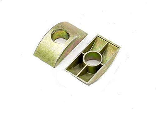 10 st Halvmåneformade Mutterdistanser 8 mm Håldiameter Halvmåneform Möbelkoppling
