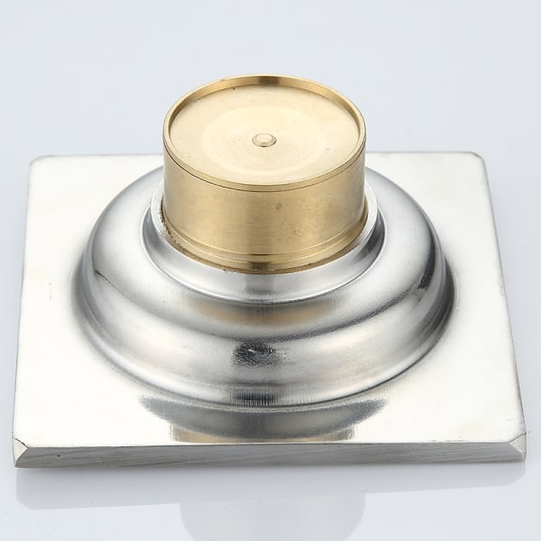 Badrum toalett rostfritt stål galvanisering golvbrunn 5mm dual purpose floor drain