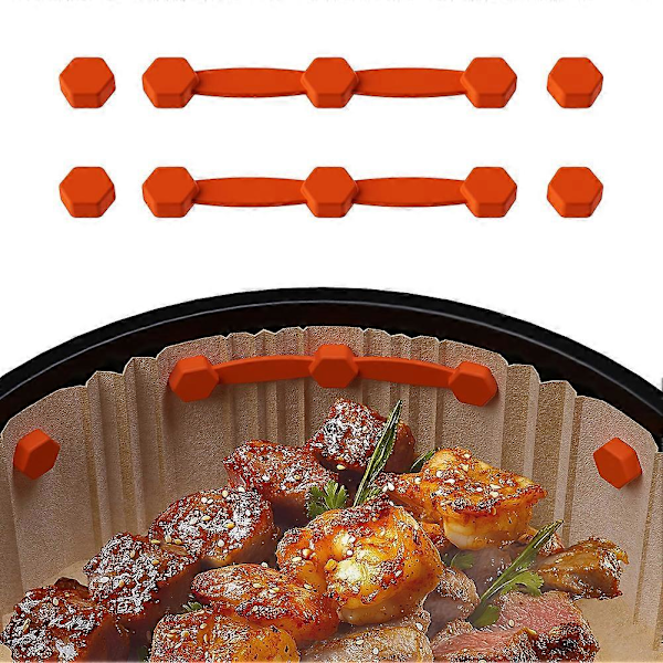 Luftfritös Magneter Säker Halkfri Design för Luftfritös Bakplåtspapper 4 Suit
