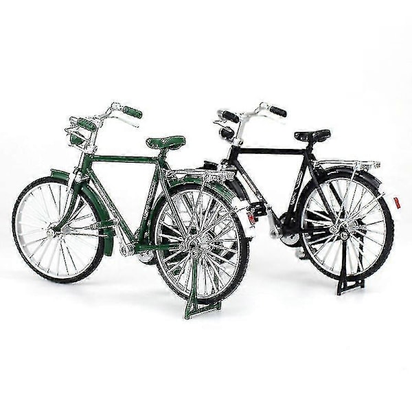 1:10 Legering Klassisk Retro Cykelmodell Ornament Man Style Red