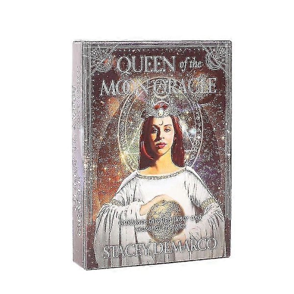 Kuuma myynti Queen Of The Moon Oracle -kortit Lautapelit Tarot-kortit 52 kpl Ts43