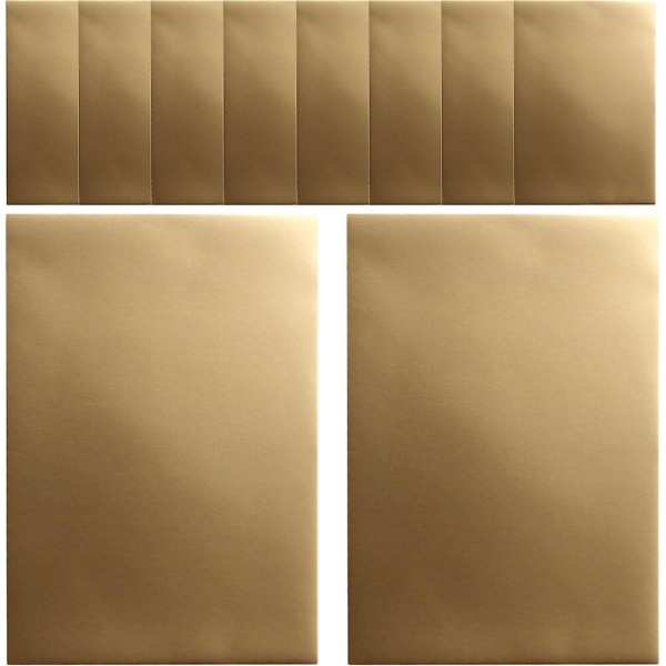 25 ark Origami Papir Gylden Farge Utklippsbok Brette papirkort Lage papir Golden