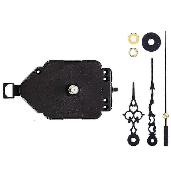 2 st 23mm Quartz Pendel Klocka Urverk Mekanism med Klockvisare Kit för DIY Klockreparation