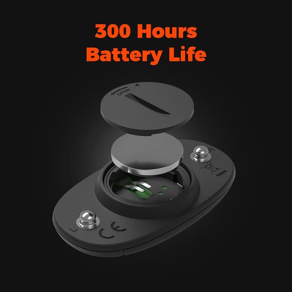 COOSPO Pulsmåler Bryststropp, H6 HRM Bluetooth ANT+ HR Sensor, for Løping Sykling Gym Sport